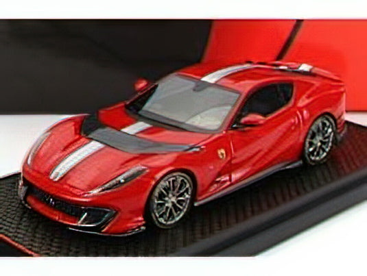 FERRARIフェラーリ 812 COMPETIZIONE 2021 - ROSSO CORSA 322 - SILVER RED  /BBR 1/43 ミニカー