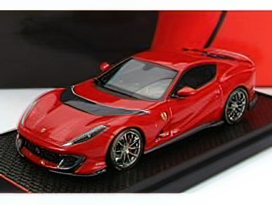 FERRARIフェラーリ 812 COMPETIZIONE 2021 - ROSSO CORSA 322 - SILVER RED  /BBR 1/43 ミニカー