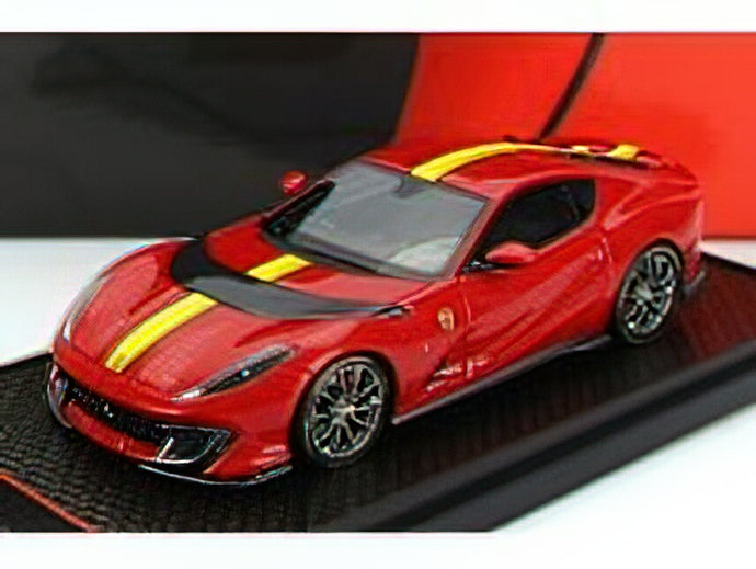FERRARIフェラーリ 812 COMPETIZIONE 2021 - ROSSO CORSA 322 - YELLOW RED  /BBR 1/43 ミニカー