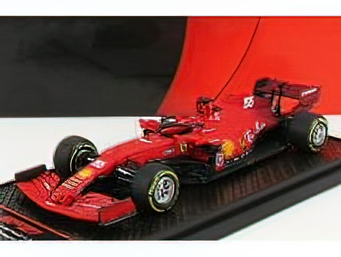 FERRARI - F1 SF21 TEAM SCUDERIA FERRARI MISSION WINNOW N 55 4th EMILIA ROMAGNA ITALY GP - YELLOW TIRES 2021 CARLOS SAINZ - RED/BBR 1/43 ミニカー