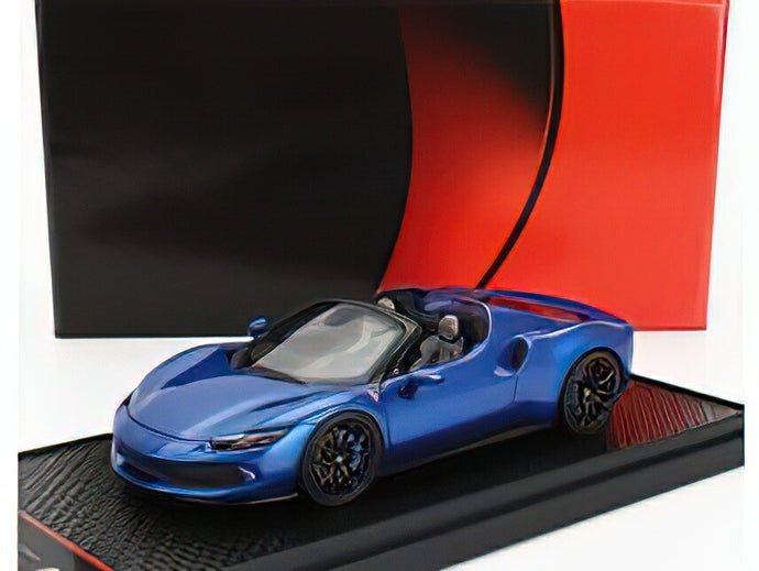 FERRARIフェラーリ 296 GTS SPIDER 2022 - BLU CORSA - BLUE MET /BBR 1/43 ミニカー