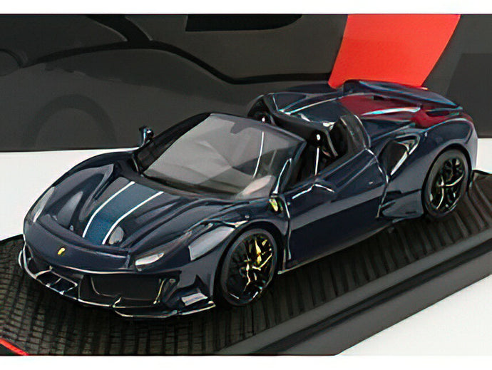 FERRARIフェラーリ 488 PISTA SPIDER OPEN REDLINE SPECIALIST UK RHD 2021 - BLUE TOUR DE FRANCE /BBR 1/43 ミニカー