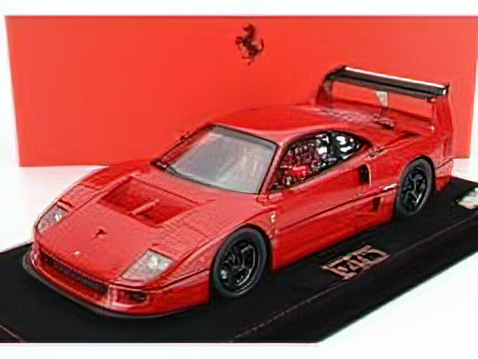 FERRARIフェラーリ F40 LM 1990 - CON VETRINA  ROSSO CORSA 322 - RED  /BBR 1/18 ミニカー