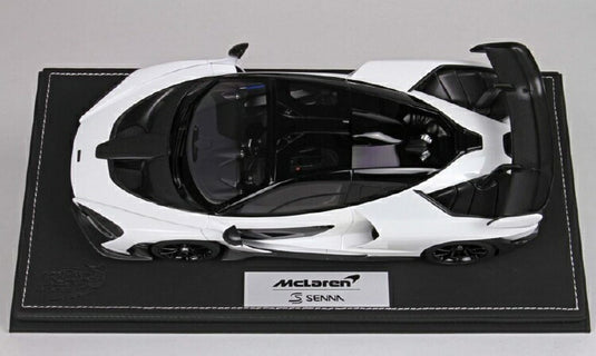 【予約】McLaren Sennaマクラーレン セナSalon Int. De L’Auto Geneve 2018 Pure White /BBR 1/18 レジンミニカー