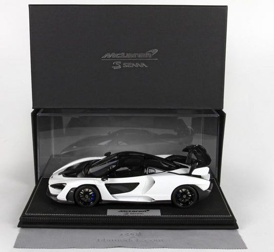 【予約】McLaren Sennaマクラーレン セナSalon Int. De L’Auto Geneve 2018 Pure White /BBR 1/18 レジンミニカー