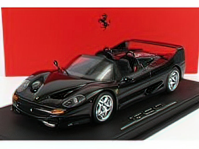 FERRARI - F50 SPIDER 1995 - CON VETRINA - WITH SHOWCASE - NERO 125 - BLACK/BBR 1/18 ミニカー
