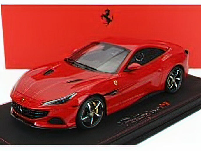 FERRARIフェラーリ PORTOFINO M (MODIFICATA) SPIDER CLOSED ROOF 2020 - CON VETRINA  ROSSO CORSA 322 - RED /BBR 1/18 ミニカー