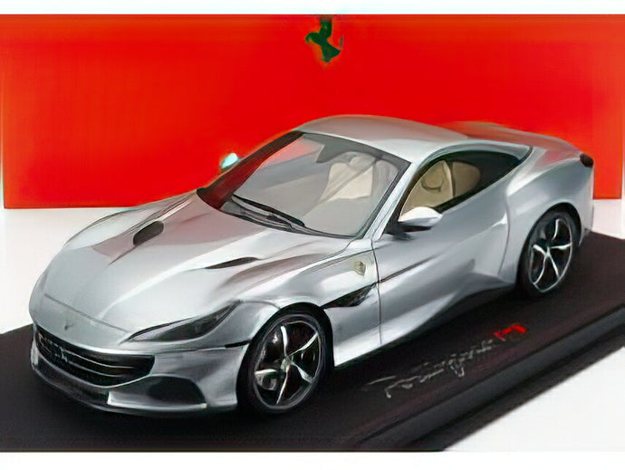 FERRARIフェラーリ PORTOFINO M (MODIFICATA) SPIDER CLOSED ROOF 2020  GRIGIO TITANIO - GREY MET /BBR 1/18 ミニカー