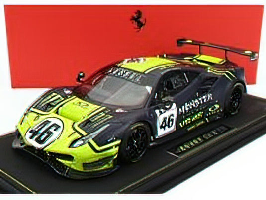 FERRARIフェラーリ 488 GT3 3.9L TURBO V8 TEAM KESSEL RACING VR46 N 46 12h GULF 2021 VALENTINO ROSSI - LUCA MARINI - A.SALUCCI 