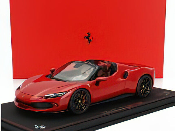 FERRARIフェラーリ 296 GTS SPIDER 2022   ROSSO CORSA 322 - RED /BBR 1/18 ミニカー