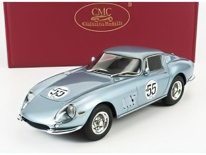 【予約】5月以降発売予定FERRARI - 275 GTB/C COMPETIZIONE ch.9057 N 55 1966 - LIGHT BLUE MET /CMC 1/18 ミニカー