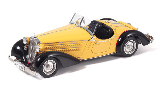 Audiアウディ 225 フロントロードスター (ブラック/イエロー）　1935　4000台限定 M-075A /CMC ミニカー  1/18