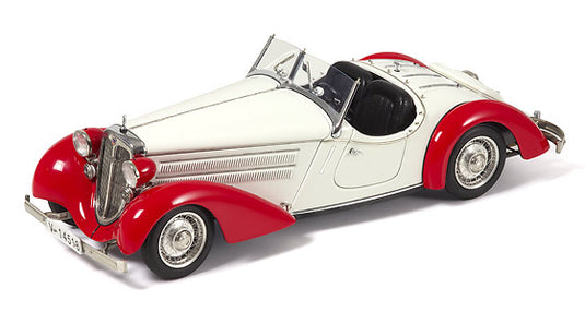 Audiアウディ 225 フロントロードスター (レッド/ホワイト）　1935　4000台限定 M-075C /CMC ミニカー  1/18