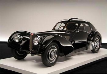 Bugattiブガッティ 57 SC Atlantic, Black　5000台限定 /CMC 1/18 ミニカー