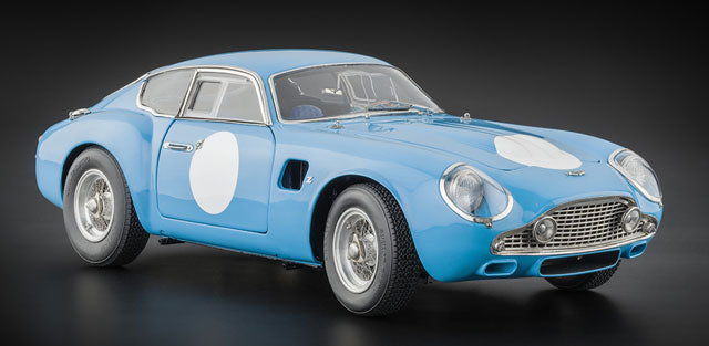 【予約】Aston Martinアストンマーチン DB4 GT Zagato Racing Version blue 1000台限定/CMC 1/18 ミニカー