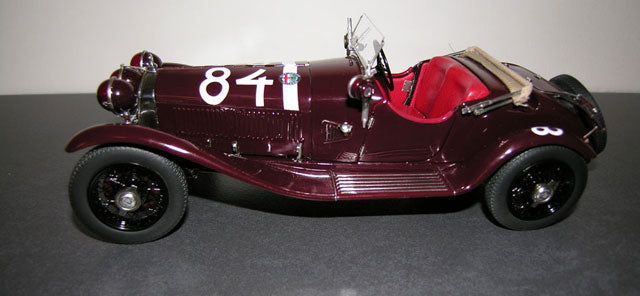 【予約】Alfa Romeアルファロメオ 6C 1750 Grand Sport,1930 #85 Nuvolari 2000台限定/Mille Miglia/CMC 1/18 ミニカー