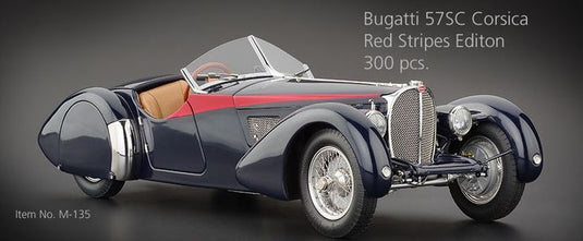 【予約】Bugattiブガッティ 575C Corsica Red Stripes Edition  300台限定/CMC 1/18 ミニカー