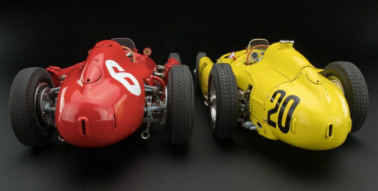 ギャラリービューアに画像をロードする, BUNDLE Ferrariフェラーリ D50 イエロー and Lancia D50レッド /CMC 1/18  レジンミニカー
