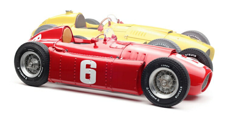 ギャラリービューアに画像をロードする, BUNDLE Ferrariフェラーリ D50 イエロー and Lancia D50レッド /CMC 1/18  レジンミニカー
