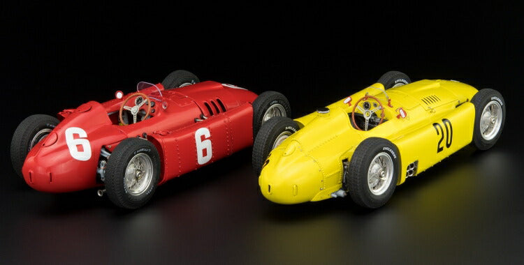 ギャラリービューアに画像をロードする, BUNDLE Ferrariフェラーリ D50 イエロー and Lancia D50レッド /CMC 1/18  レジンミニカー
