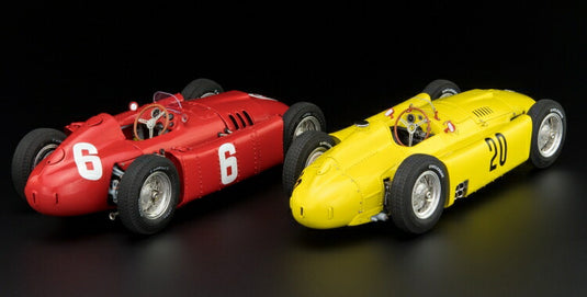 BUNDLE Ferrariフェラーリ D50 イエロー and Lancia D50レッド /CMC 1/18  レジンミニカー