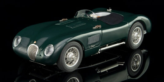【予約】2019年2月以降発売予定Jaguarジャガー C-Type, 1952 (British Racing Green) /CMC 1/18  レジンミニカー