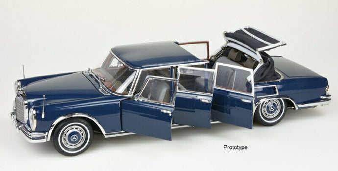 【予約】Mercedes-Benz 600 Pullman (W100) Landaulet with functional softtop  /CMC 1/18 ミニカー