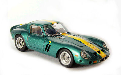 1962 フェラーリ 250 GTO メタルグリーン /ilarioイラリオ 1/43 レジン　ミニカー