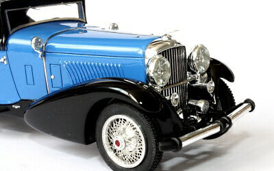 デューゼンバーグ J481 Victoria コンバーチブル クローズ 2503 greta Garbo 1932 Blue/ブラック 80台限定 /ilarioイラリオ 1/43 レジン　ミニカー