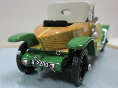 ギャラリービューアに画像をロードする, ロールスロイス シルバー Ghost Schapiro Schebera Skiff sn54PB 1914 グリーン/ウッド クローズ 50台限定 /ilarioイラリオ 1/43 レジン　ミニカー
