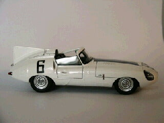 ギャラリービューアに画像をロードする, ジャガー E2A N°6 Race ルマン 1960  ホワイト/ブルーストライプ /ilarioイラリオ 1/43 レジン　ミニカー
