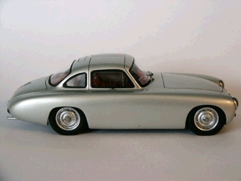 ギャラリービューアに画像をロードする, メルセデス 300SL W194  1952  Presentation Small Doors Silver 150台限定/ilarioイラリオ 1/43 レジン　ミニカー
