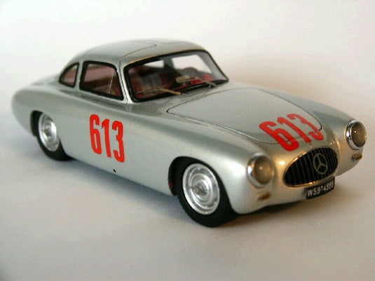 メルセデス 300SL W194  1952 4th Mille Miglia N°613 Caracciola/Kurrle Silver /ilarioイラリオ 1/43 レジン　ミニカー