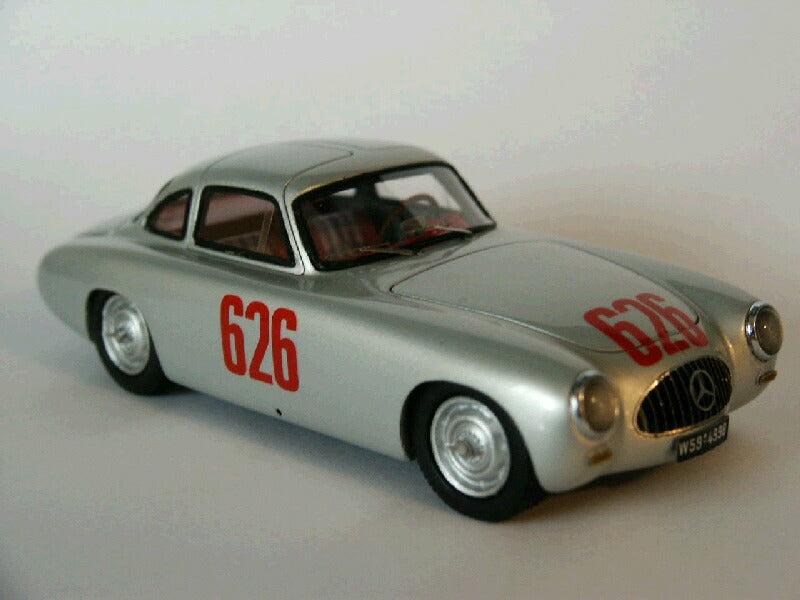 メルセデス 300SL W194  1952 Abd Mille Miglia N°626 Lang/Grupp Silver /ilarioイラリオ 1/43 レジン　ミニカー