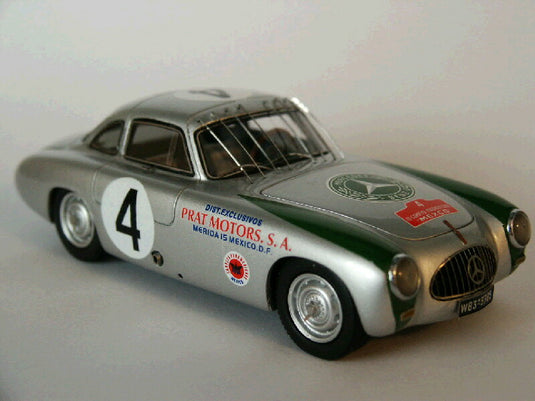 メルセデス 300SL W194  1952 1st Carrera Panamericana N°4 Kling/Klenk Silver /ilarioイラリオ 1/43 レジン　ミニカー