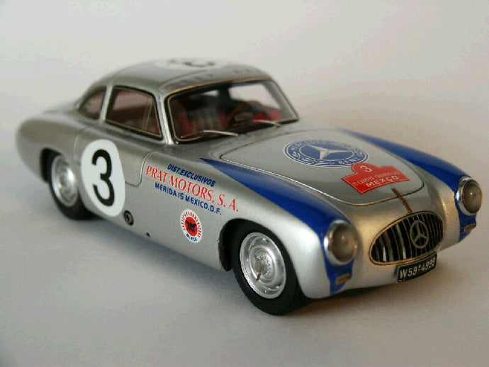 メルセデス 300SL W194  1952 2nd Carrera Panamericana N°3 Lang/Grupp Silver /ilarioイラリオ 1/43 レジン　ミニカー