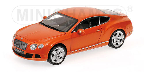 BENTLEYベントレー CONTINENTAL GT COUPE 2-DOOR 2011 | ORANGE MET  /Minichampsミニチャンプス 1/18 ミニカー