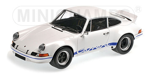 PORSCHEポルシェ 911 CARRERA RSR 2.7 COUPE 1972 | WHITE BLUE  /Minichampsミニチャンプス 1/18 ミニカー