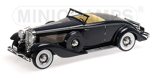 DUESENBERG SJN SUPERCHARGED CONVERTIBLE COUPE 1936 | DARK BLUE  /Minichampsミニチャンプス 1/18 ミニカー
