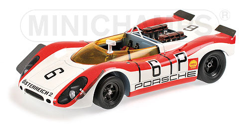 PORSCHEポルシェ 908/02 SPYDER N 6 1000km NURBURGRING 1969 LINS - ATTWOOD | WHITE RED  /Minichampsミニチャンプス 1/18 ミニカー