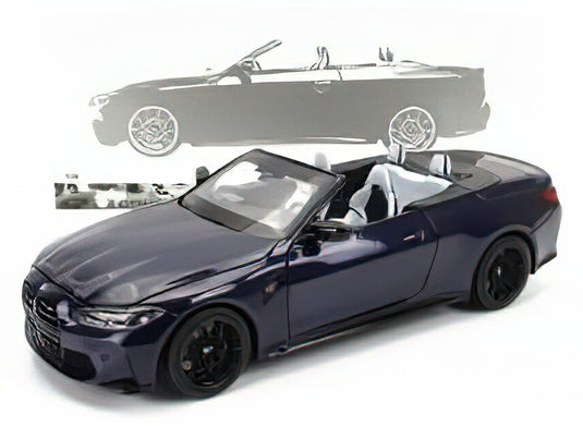 BMW  4-SERIES M4 (G83) CABRIOLET 2020 - BLUE/Minichamps 1/18ミニカー