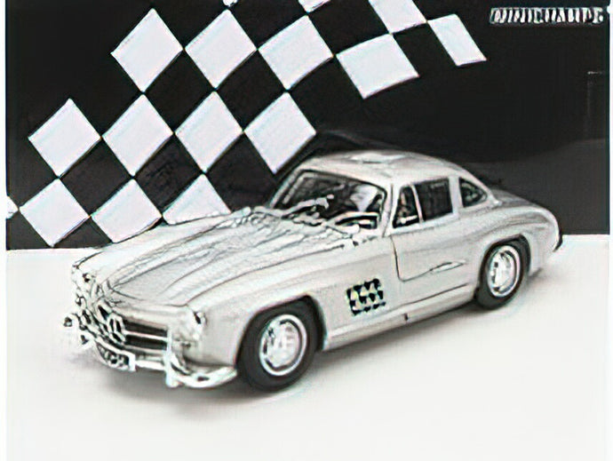 MERCEDES BENZメルセデスベンツ - 300SL COUPE GULLWING (W198) 1955 - SILVER /Minichampsミニチャンプス 1/18 ミニカー