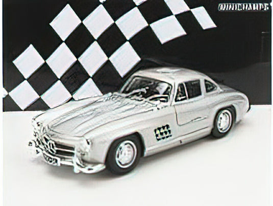 MERCEDES BENZメルセデスベンツ - 300SL COUPE GULLWING (W198) 1955 - SILVER /Min –  ラストホビー