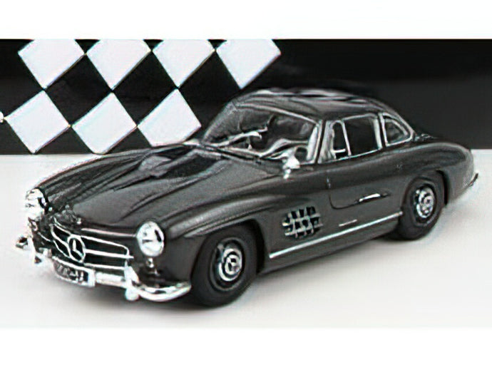 MERCEDES BENZメルセデスベンツ - 300SL COUPE (W198) 1955 - DARK GREY /Minichampsミニチャンプス 1/18 ミニカー