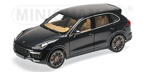 PORSCHE | CAYENNE TURBO S 2014 | BLUE MET  /Minichampsミニチャンプス 1/18 ミニカー