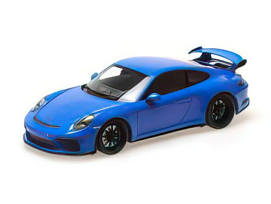 【予約】7月以降発売予定PORSCHEポルシェ 911 991 GT3 COUPE 2018 - BLUE /Minichamps 1/18 ミニカー