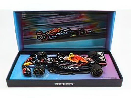 RED BULL - F1 RB18 TEAM ORACLE RED BULL RACING N 11 4th MIAMI GP 2022 SERGIO PEREZ - MATT BLUE YELLOW RED /Minichampsミニチャンプス 1/18 ミニカー