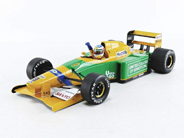 BENETTONベネトン - F1 FORD B192 N 19 4th MONACO GP 1992 MICHAEL SCHUMACHER /ミニチャンプス 1/18 ミニカー