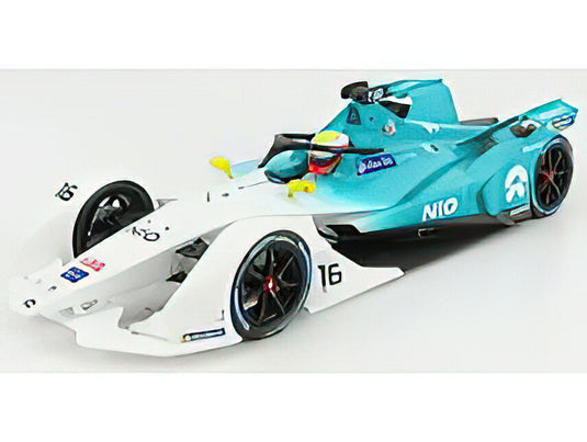 NIO - FORMULA-E TEAM NIO SPORT 004 N 16 SEASON 2018-2019 OLIVIER TURVEY - LIGHT BLUE WHITE /Minichamps 1/18 ミニカー