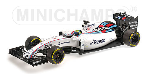 WILLIAMSウィリアムズ | F1  FW37 TEAM MARTINI RACING N 19 SEASON 2015 F.MASSA | WHITE  /Minichampsミニチャンプス 1/18 ミニカー